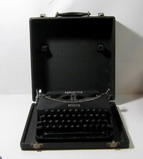 Antique Remington Portable Remette Manual Typewriter in Original Case thumbnail