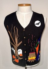Chaleco de vacaciones Empress Sportswear Limited HALLOWEEN - ¡Talla: mediana! Bruja, fantasma!