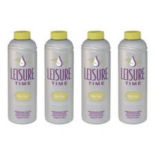 Leisure Time Filter Clean 32oz Soak & Rinse Formula For Spa & Hot Tub Filter 4pk