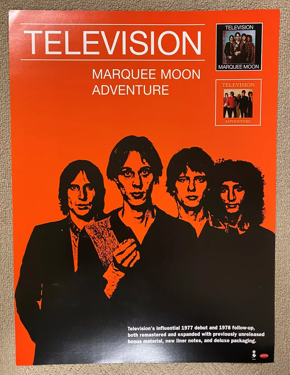 TELEVISION 2003 Marquee Moon Adventure Elektra/Rhino 24 x 18 POSTER Tom  Verlaine