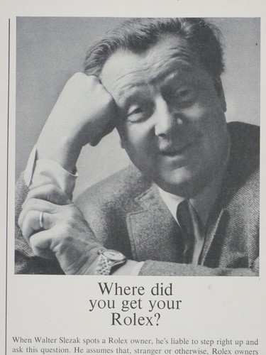 Walter Slezak 1962 Rolex VTG Where Did You Get Yours? Original Print 3/4 Page Ad - Picture 7 of 9