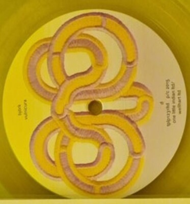 Björk Vulnicura 2 LP Neon Yellow Vinyl w Inners & Acetate Slipcase