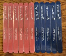 Tropical Shine Nail Files Blue Or Pink 25pcs