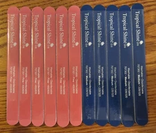 Tropical Shine Nail Files Blue Or Pink 25pcs 