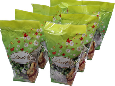 8 x 600gr. Lindt Blätterkrokant Eier Vollmilch !! ( 1000gr./14,58 )