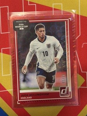 Jude Bellingham 2025-26 Panini Donruss Road To World Cup Red Pyramids /20 #63