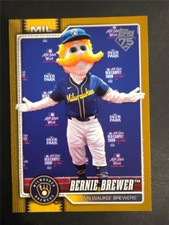 2026 Topps Celebration Mascot Insert Gold #M-5 Bernie Brewer 17/50