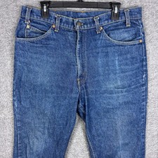 Levis 517 Jeans Mens 36x30 Blue Orange Tab Vintage Bootcut Denim 80s USA Made