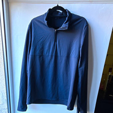 Kiprun Herren 1/4 Zip Activewear Pullover Oberteil Navy Polyester Gr. L