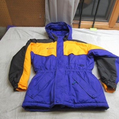 Columbia Jacket Boys XL Yellow Waterproof Insulated Winter Coat Ski THICK WARM