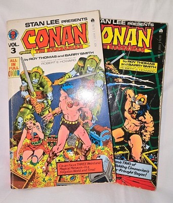 Stan Lee presents Conan the Barbarian Vol 2 and 3 - US paperback, 1978