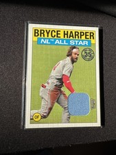 2021 Topps - 1986 Topps All-Star Baseball Relics Bryce Harper #86ASRBH (MEM)