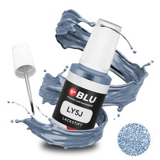 Lackstift für AUDI LY5J blau aiquid blue autolack reparatur 20ml BLU