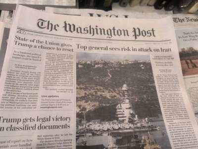 The Washington Post Tuesday February 24 2026 Top General Sees Risk In Attack On