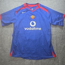 MANCHESTER UNITED 2005 2006 AWAY RETRO SHIRT NIKE JERSEY SIZE XXL soccer 