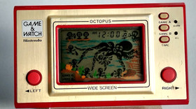Nintendo OC-22 OCTOPUS LSI Game and Watch Used Japan Vintage Tested Retro