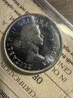 1962 Canada Twenty Five Cent 25C Coin - CAMEO - ICCS MS 65 - OE 753 - C13