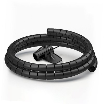 1.5/3meters Winding Tube for Computer Cord Durable Spiral Cable Protector Sleeve