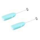  2Pcs Electric Whisk Hand Mixer Mini Egg Handheld Home Kitchen Stainless Steel