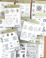 Stampin' Up Christmas Stamp Sets  Choose Style, Card Making Paper Craft Preloved