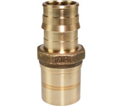 UPONOR WIRSBO LFP4505050 Brass Fitting Adapter 1/2'' Lead Free PEX to Copper