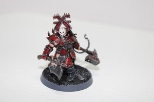 Warhammer AoS Blades of Khorne Aspiring Deathbringer painted good cond 63026 A