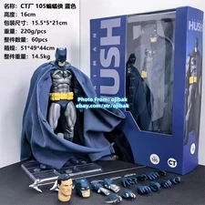 Hot-New CT Toys MAFEX No.105 Hush Batman Blue Ver Action Figure Boxed Xmas Gift‌