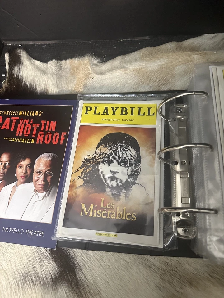 Black Playbill Collection from 2000's + plastic sleeve binder some signatures - Image 3 of 4