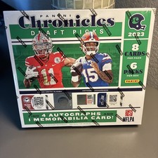 2023 Panini Chronicles Draft Picks Football Factory Sealed Hobby Box