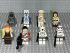 LEGO STAR WARS minifigure lot, have malcom,saesee tiin ,clone troopers (green)