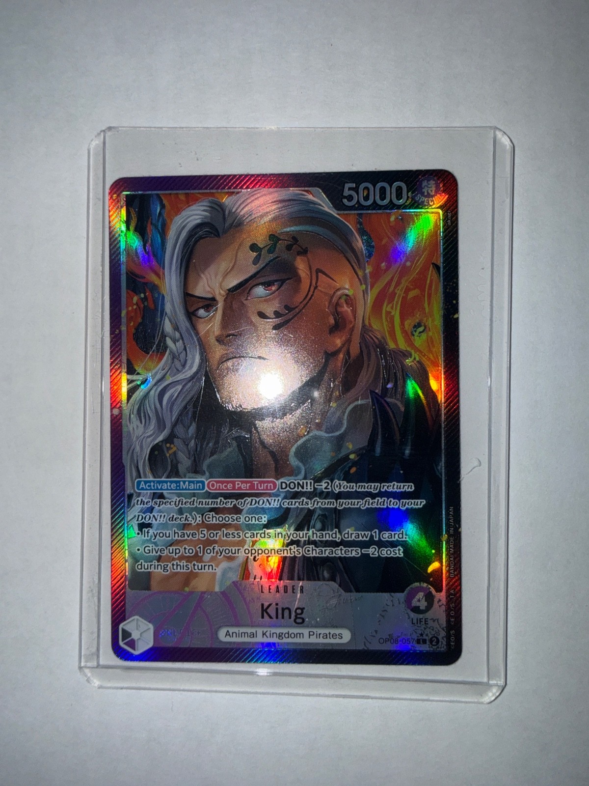 King (057) (Parallel) OP08-057 Two Legends Foil