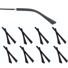 Eyeglass Replacement Temples,Silicone Glasses End Tips Ear Sock Pieces Sleeve...