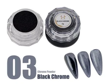 Hang New Chrome Effects Powder Black Chrome Jar #03