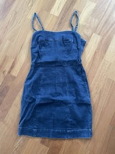 CALVIN KLEIN  Jeans Träger Kleid Gr. L