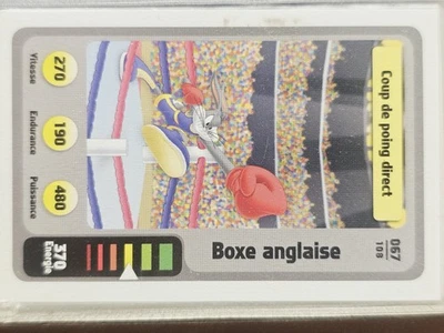 Carte à collectionner Looney Tunes Boxe anglaise Coup de poing direct - Photo 1/4