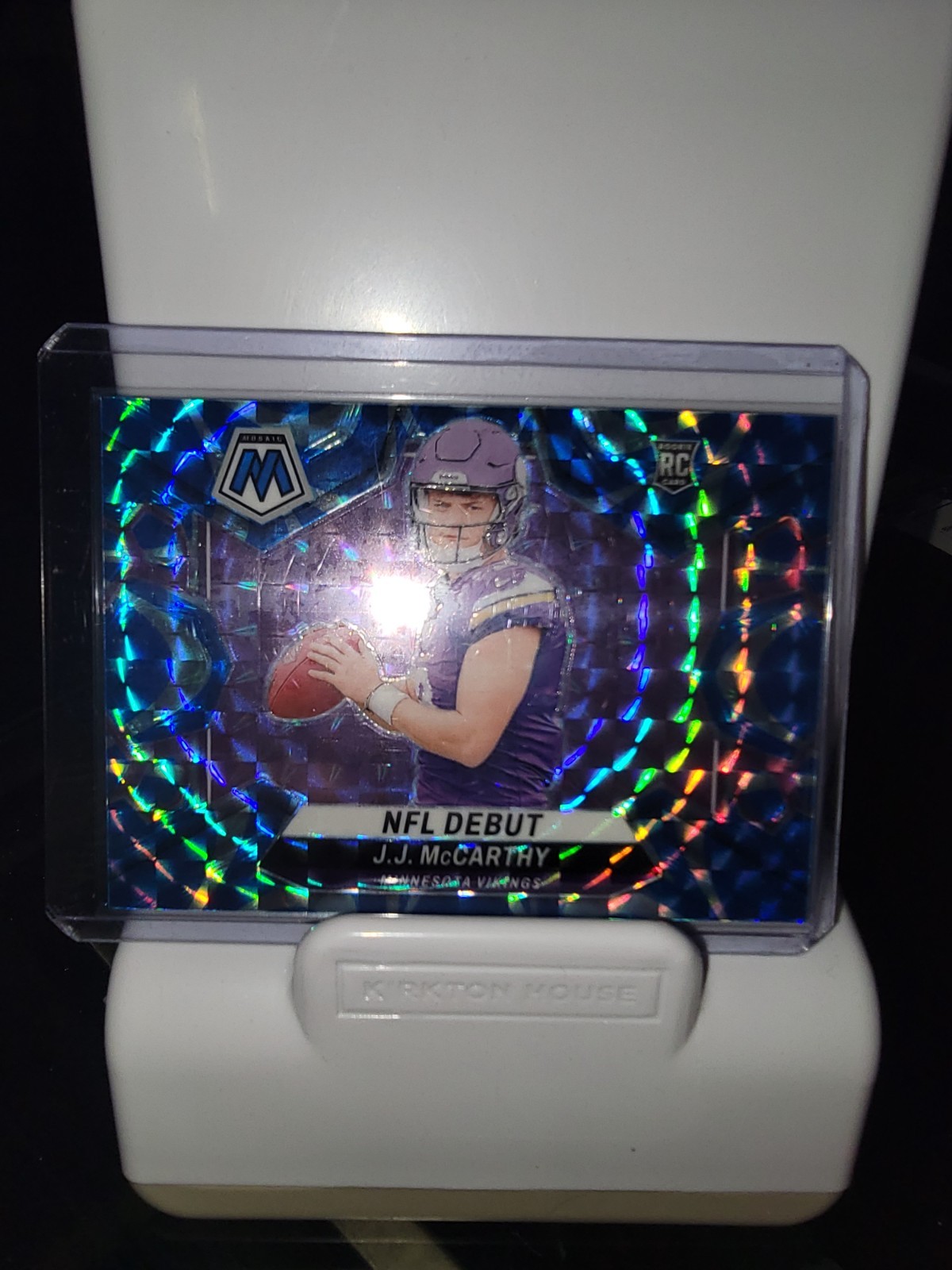 2024 Panini Mosaic - NFL Debut J.J. McCarthy #275 Genesis Mosaic Prizm (RC)