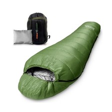 SereneLife 0 Degree Mummy Sleeping Bag Military-Style, Lightw... FAST US