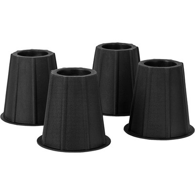 HOME IT 5 to 6-inch Super Quality Bed risers, Black Round Shaped, Bed Riser H...
