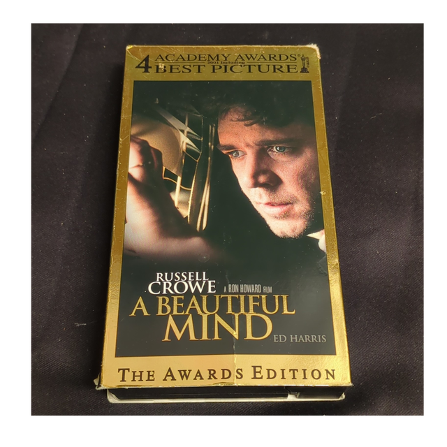 Universal A Beautiful Mind VHS NTSC Awards Edition PG-13 2001 Howard Crowe