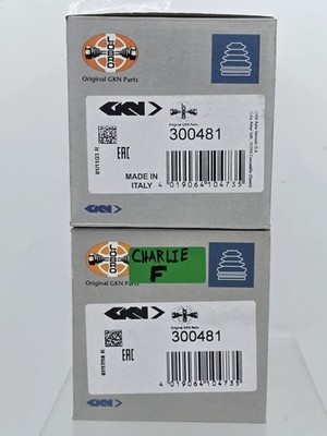 2 Lot - CV JOINT BOOT KIT PAIR LOBRO 300481  - NOS - New - GKN Parts