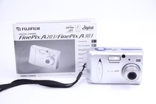 FujiFilm FinePix A303 Silver Digital Camera - 3.2 MP 3x Zoom Fujinon Lens
