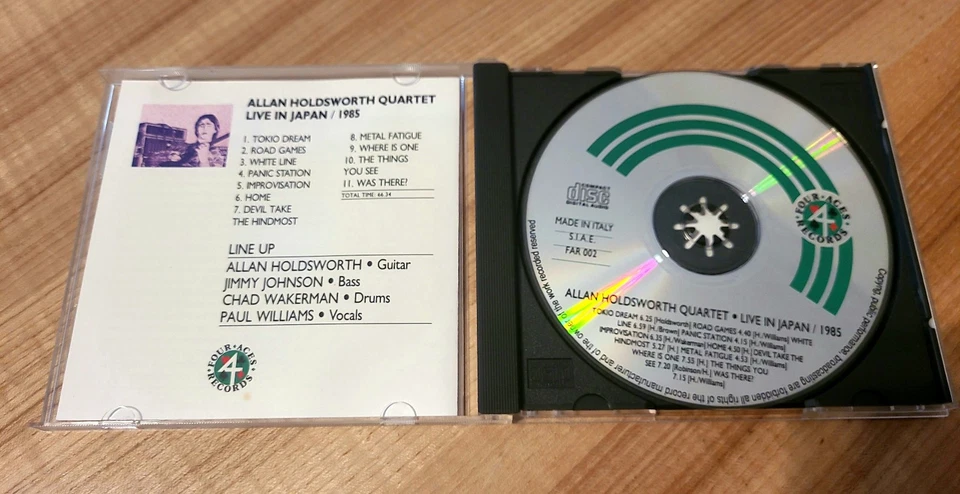 ALLAN HOLDSWORTH QUARTET / LIVE IN JAPAN 1985 CD IMPORTED FROM JAPAN JAZZ ROCK!! - Image 3 of 4