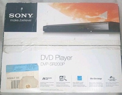 Sony DVP-SR200P DVD Player Ultra Slim RW New In Open Box 