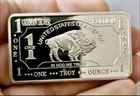 1 Oz German Silver Buffalo Bar