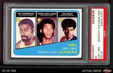 1972 Topps #175 Wes Unseld NBA Rebound Leaders PSA 8 - NM/MT