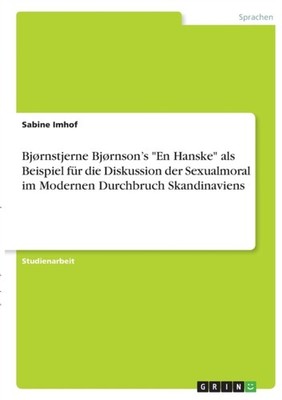 Imhof - Bjrnstjerne Bjrnson's En Hanske als Beispiel fr die Disku - E555z
