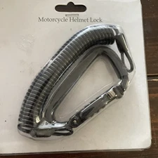 Universal Motorcycle Helmet Lock Cable Combination Scooter, Luggage, Bike, etc