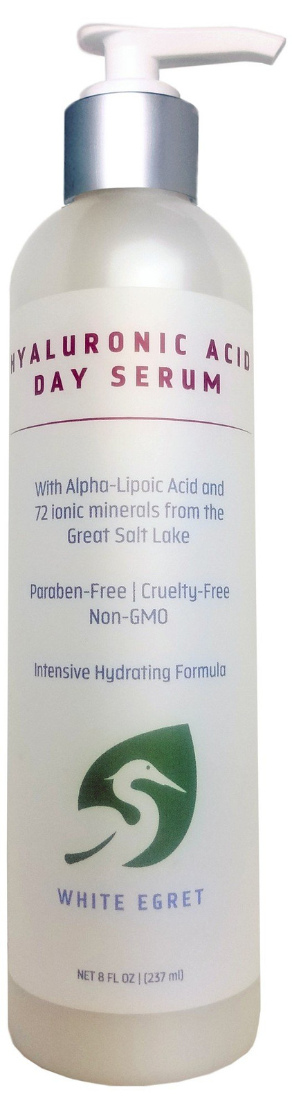 Дневная сыворотка с гиалуроновой кислотой White Egret INC 8 унций крема
