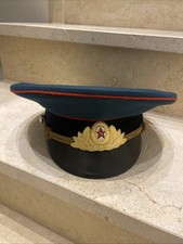 Preisvorschlag ! Schirmm&uuml;tze Offizier UDSSR Sowjetunion Milit&auml;rm&uuml;tze Gr&ouml;&szlig;e 56