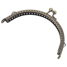 1pc DIY Bag Handle Retro Alloy Semicircle Clasp Handle Coin Bag Purse Frame